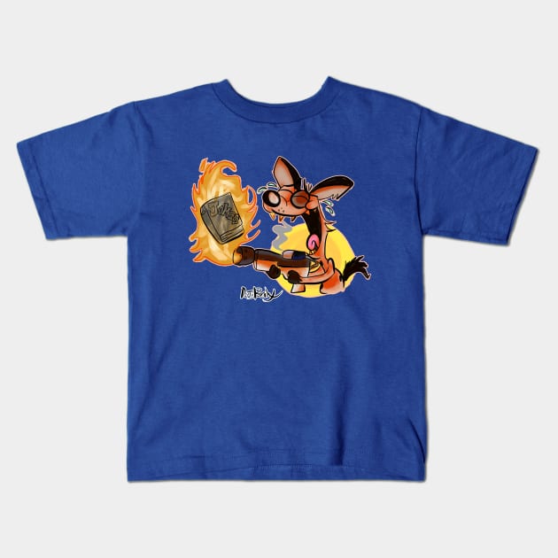 Sick Burn! Kids T-Shirt by D.J. Berry